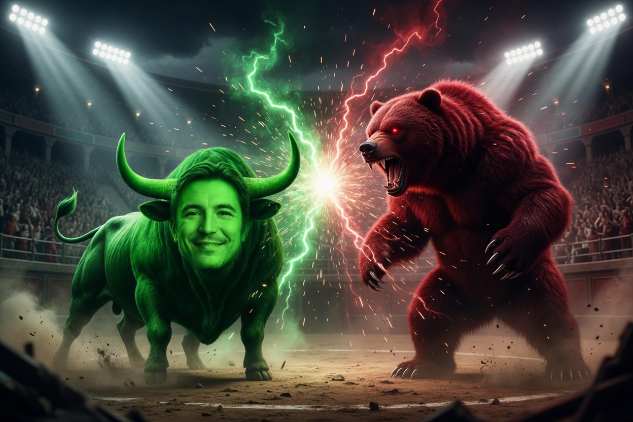 The Green Bull vs the bear